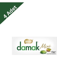 Nestle Nestlé Damak Mini 33 G x 4 Adet - Antep Fıstıklı Sütlü Çikolata Keyfi