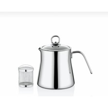 UltraMint 800 ml Süzgeçli Kapaklı Bitki Çayı Demliği, Şık ve Pratik Tasarım