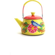 UltraMint El Boyama Sarı Demlik, Zarif ve Şık Çay Demliği