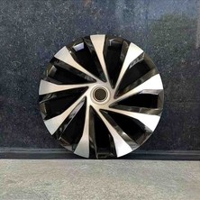 Yonga Oto Fiat (16 Inç) 4 Adet Kırılmaz Jant Kapağı, Amblem ve 8 Adet Cırt Kelepçe Hediyeli