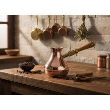 UltraMint Bakır Sade Zarif Minimal 375ML Renkli Rus Cezvesi