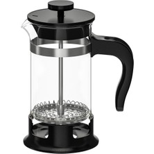 UltraMint Cam ve Paslanmaz Çelik French Press, 0,4 L, Şık ve Kullanışlı Tasarım