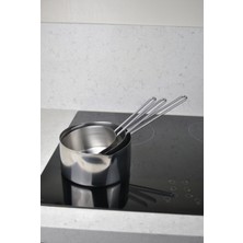 UltraMint 3’lü Paslanmaz Çelik Kaçerola, Sütlük ve Sosluk Seti, 12-16 cm