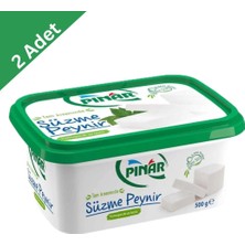 Pınar Süzme Peynir 500 G x 2 Adet - Yumuşak Dokulu ve Taze Lezzet Avantaj Paketi