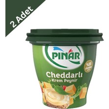 Pınar Cheddarlı Krem Peynir 270 G x 2 Adet - Pınar Krem Peyniri Cheddar Dokunuşuyla Buluşuyor