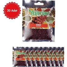 Yeşilyurt Sumak 40 G | Doğal ve Katkısız Baharat x 20 Adet