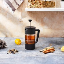UltraMint Kahve Demleme Için 350 ml Siyah French Press, Pratik ve Şık Tasarım