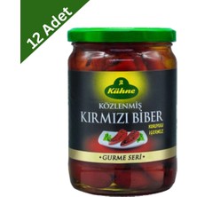 Kühne Közlenmiş Kırmızı Biber 580 ml x 12 Adet