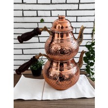 UltraMint Şık Bakır Çaydanlık, Büyük Boy, Dayanıklı ve Estetik Tasarım