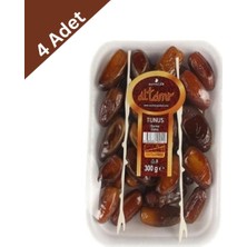Sayınlar Tunus Hurması (300 G) x 4 Adet - Hafif Tatlı ve Pratik Atıştırmalık