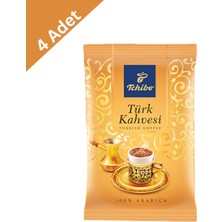 Tchibo Türk Kahvesi 100 G x 4 Adet - Geleneksel ve Taze Kavrulmuş Lezzet