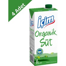 İçim Içim Organik Süt (1 L) x 4 Adet - Doğanın En Saf Halinden Sağlıklı Bir Yudum