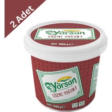 Yörsan Süzme Yoğurt (900 G) x 2 Adet - Mutfakların Klasik ve Yoğun Lezzet Sırrı
