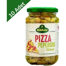 Kühne Pizza Peperoni 370 ml x 10 Adet (Dilimli)