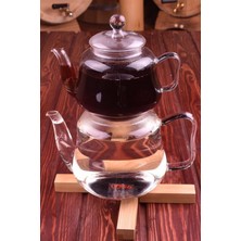 UltraMint Cam Çaydanlık Seti, Dayanıklı ve Şık, Isıya Uygun, Kolay Temizlenir