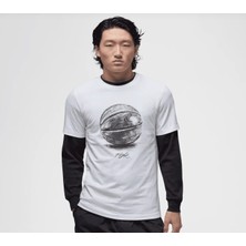 Nike Jordan Brand Basketball Ss Crew Beyaz Erkek T-Shirt FZ1993-100