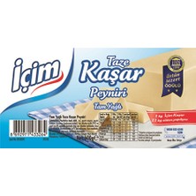İçim Içim Tam Yağlı Kaşar Peyniri (600 G) - Tam Yağlı ve Mükemmel Eriyen Geleneksel Lezzet