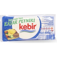 Kebir Taze Kaşar 600 G - Tam Yağlı ve %100 Doğal Geleneksel Lezzet