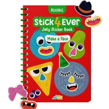 Neobebek STICK4EVER - Make A Face (Tak Çıkar Jelly Sticker Kitabı)