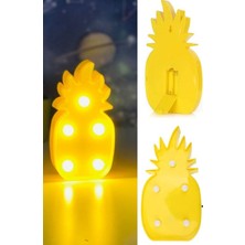 Munico Ananas Şekilli Gece Işığı Masa Lambası Noel Partisi Ev Odası Düğün Bahçe Partisi Duvar Lambası Dekor