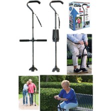 Munico Konforlu Katlanabilir Baston Destekleyici Pratik Otur Kalk Yaşlılar & Hastalar Için Akıllı Baston