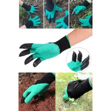 Munico Gömü ve Kazı Işlerine Uyumlu Bahçe Genie Eldivenleri Pençeli Su Geçirmez Bahçe Eldivenleri Kazma Set