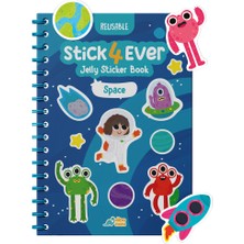 Neobebek STICK4EVER - Space (Tak Çıkar Jelly Sticker Kitabı)