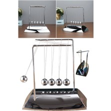 Munico Z Şeklinde Newton Cradle Dekoratif Şık Sonsuz Denge Topu Biblosu Öğretmen Müdür Doktor Terfi Hediye