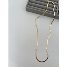 Marsel Özel Seri Kalın Italyan Xp Zincir Gold Kolye 60 cm