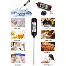 Munico Taşınabilir Dijital Et Su Süt Mama Sıcaklık Ölçen Mutfak Termometresi Her Eve Lazım Chef Ekipmanı