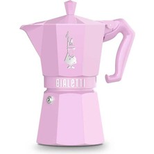 UltraMint Şık Pembe Moka Express 6 Cup, Kahve Keyfini Taşıyan Tasarım