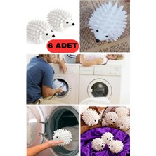 Munico 6 Parça Çamaşır Topu Bez Kurutma Aracı Sihirli Yumuşatıcı Top Çamaşır Makine Yeniden Kullanılabilir