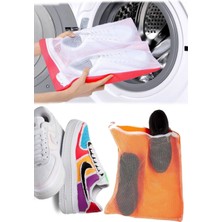 Munico Bot Terlik Yıpratmaz Boya Atmaz Koruyucu Fermualı Ayakkabı Yıkama Filesi 3 Adet Makinede Ayakkabı