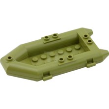 LEGO Yedek Parçalar Yağ Yeşili Küçük Şişme, Bot, Boat