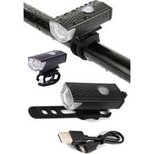 Munico Pratik Montaj Şarj Edilebilir Su Geçirmez Bisiklet Ön Lamba Aydınlatma Far Bisiklet Işığı Kuyruk LED