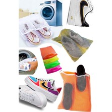 Munico Fermualı Ayakkabı Yıkama Filesi 5 Adet Makinede Ayakkabı Bot Terlik Yıpratmaz Boya Atmaz Koruyucu