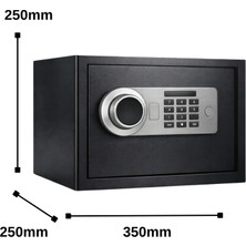 Dbpos Para Kasası Şifreli,parmak Izi,anahtarlı / 25 x 35 x 25 cm