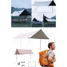 Munico Tente Su Geçirmez Kamp Çadır Gölge Direk Katlanır Kamp Kolay Ultralight Pratik Plaj Güneş Barınağı