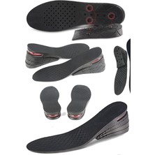 Munico Kademeli Universal Tabanlık Hava Boy Ayakkabı Unisex 7 cm Uzaltıcı Yastıklı Uzaltı  Için Ideal Seçim