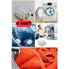 Munico 6'lı Kirpi Kurutucu Topu Yeniden Kurutucu Makine Anti Statik Çamaşır Makinesi Topu Her Eve Lazım Pro