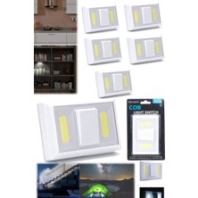 Munico 5 Adet Dikdörtgen Çift LED Ultra Yüksek Parlaklık Manyetik Yatak Başı Ev Dekorasyon Gece Lamba Spot