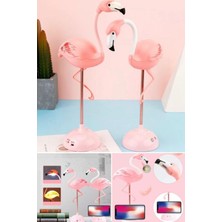 Munico Dokumatik 3D Flamingo Gece Lambası Çalışma Odası Çocuk Odası Için Ideal Şık Tatlı Aydınlatma Kalite