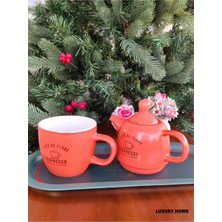 UltraMint Şık Kiremit Demlik, 280 Ml, Doğal ve Dayanıklı Tasarım