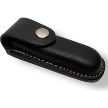Çarşıbaşı41 Deri Çakı Kılıfı Bıçak Kılıfı No:0 Siyah (Kapalı Hali 7.5cm - 9cm Arası Çakılar Içindir)
