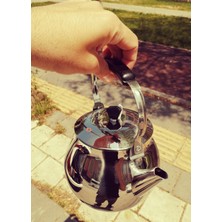 UltraMint Paslanmaz Çaydanlık Demliği, Üstten Kulplu, Dayanıklı ve Şık Tasarım