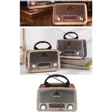 Munico Mp3 Antenli Hem Radyo Hem Bluetooth Speaker Yüksek Sesli Kamp Piknik Eğlence Parti Evde Nostanji Set