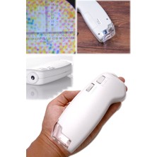 Munico Büyüteci Işıklı Kumaş Tanıımlama Tekstil Antika Pro Tespit 100X Baskı Mikroskop Bü  Için Ideal Seçim