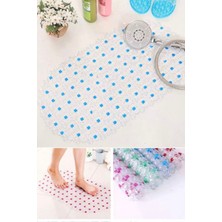 Munico Vantuzlu Mutfak Banyo Küvet Için Kaydırmaz Paspas (63X36CM) Çok Renkli Banyo Tuvalet Yaşlılar Için