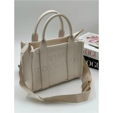 Legend Aksesuar Kadın Çıkarılabilir Askı Yazı Baskılı El Çantası