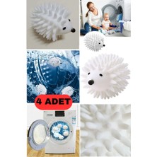 Munico 4 Adet Yeniden Kullanılabilir Kirpi Yıkama Çamaşır Topu Kurutucu Topu Çamaşır Makinesi Temizleme Top